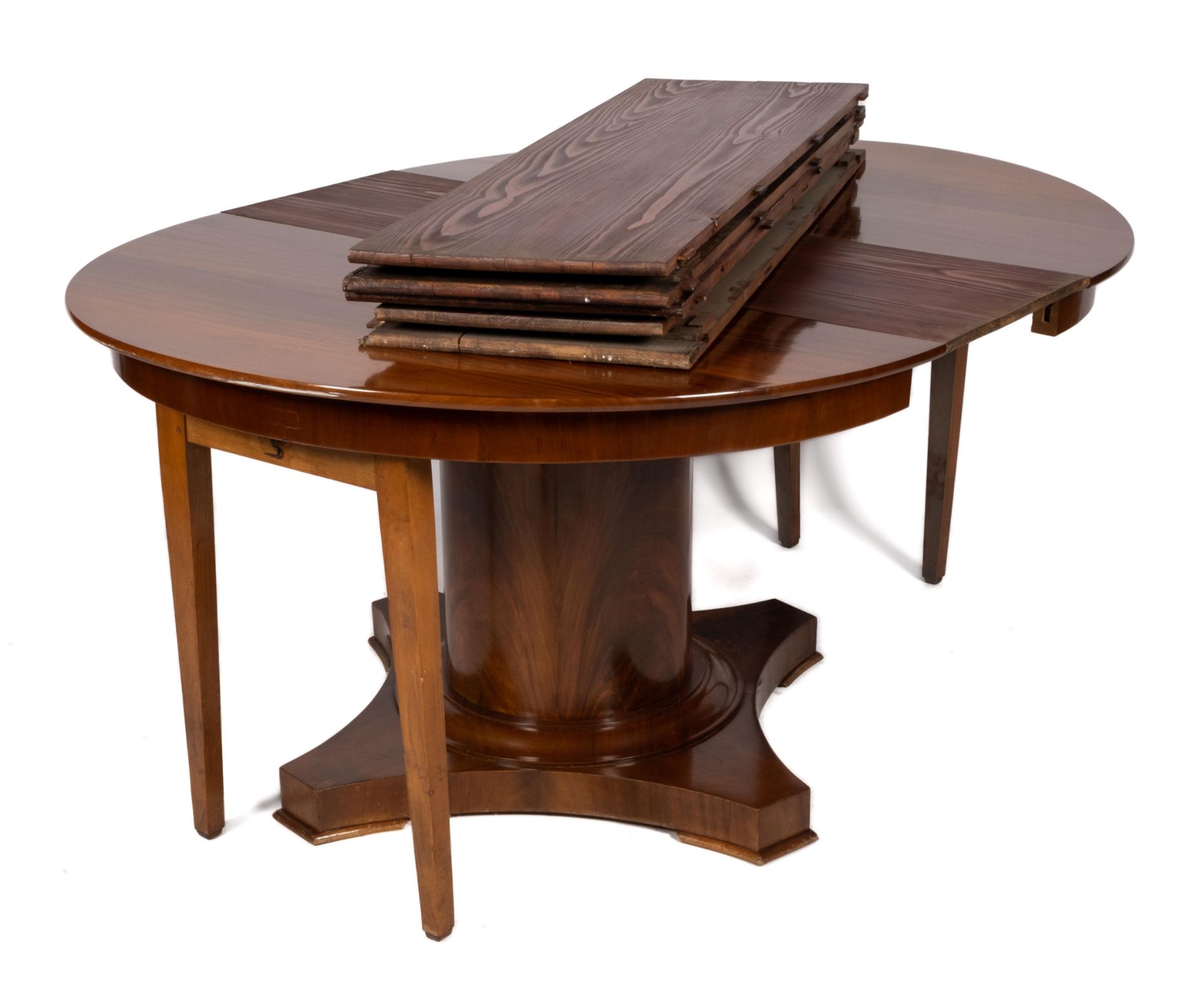 A Dutch mahogany extending dining table - Bild 5 aus 5