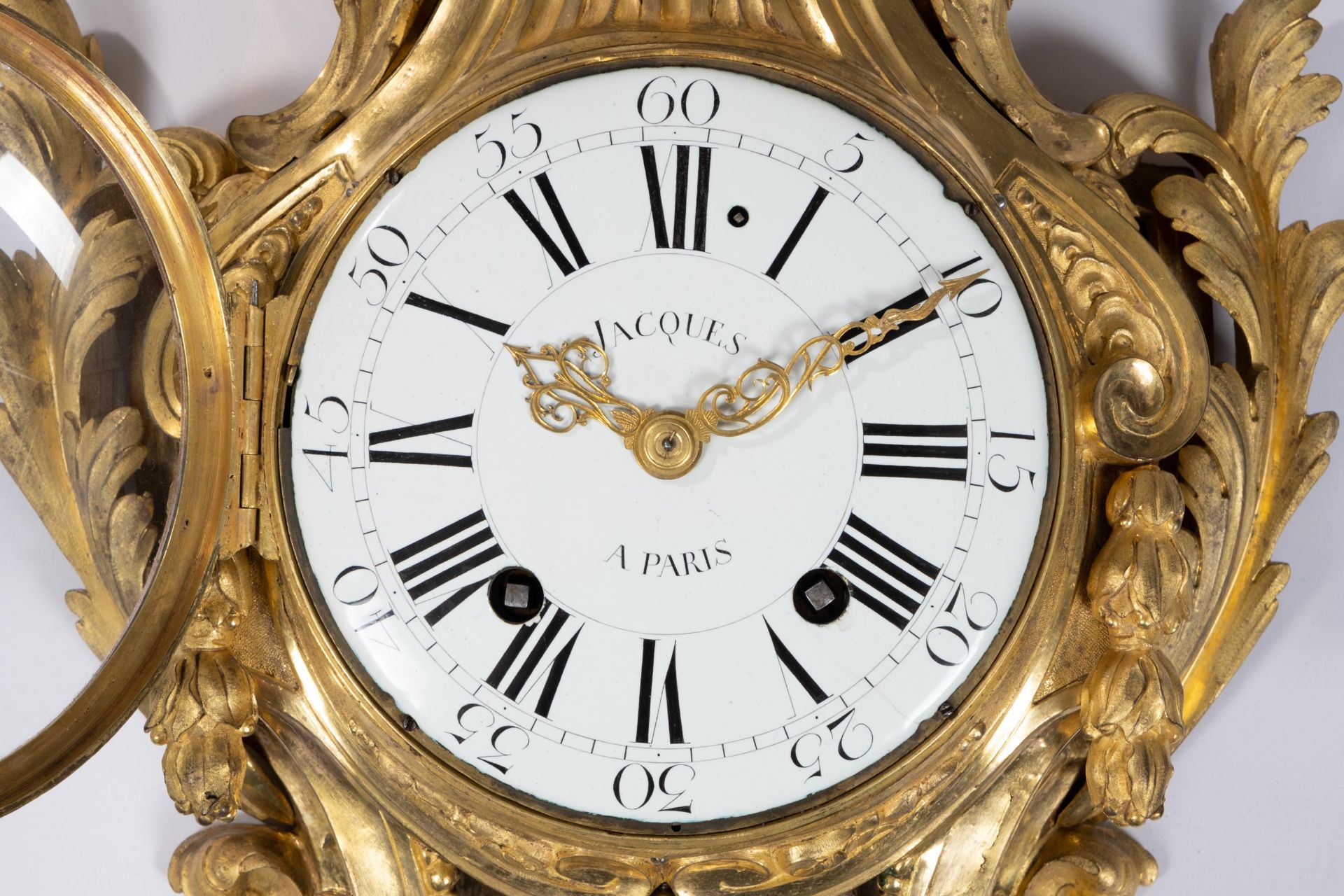 A Louis XVI ormolu cartel clock - Image 3 of 4