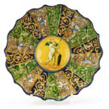 An Italian maiolica faenza crespina