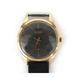 A 14 karat gold Buren Grand Prix gentleman's wristwatch, ca. 1962