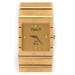 An 18 karat gold Piaget Polo gentleman's wristwatch.