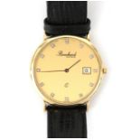 A 14 krt. gold Bouchard lady's wristwatch.