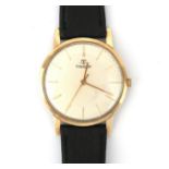 A 14 karat gold Tissot gentleman's wristwatch, ca. 1960