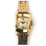 A 14 karat gold Omega lady's wristwatch, ca. 1950