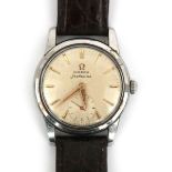 A steel Omega Seamaster gentleman's wristwatch ca. 1950