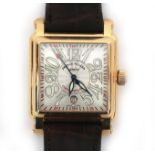 An 18 krt rosé gold Franck Muller 'Conquistador' gentlemen's wristwatch, 2007