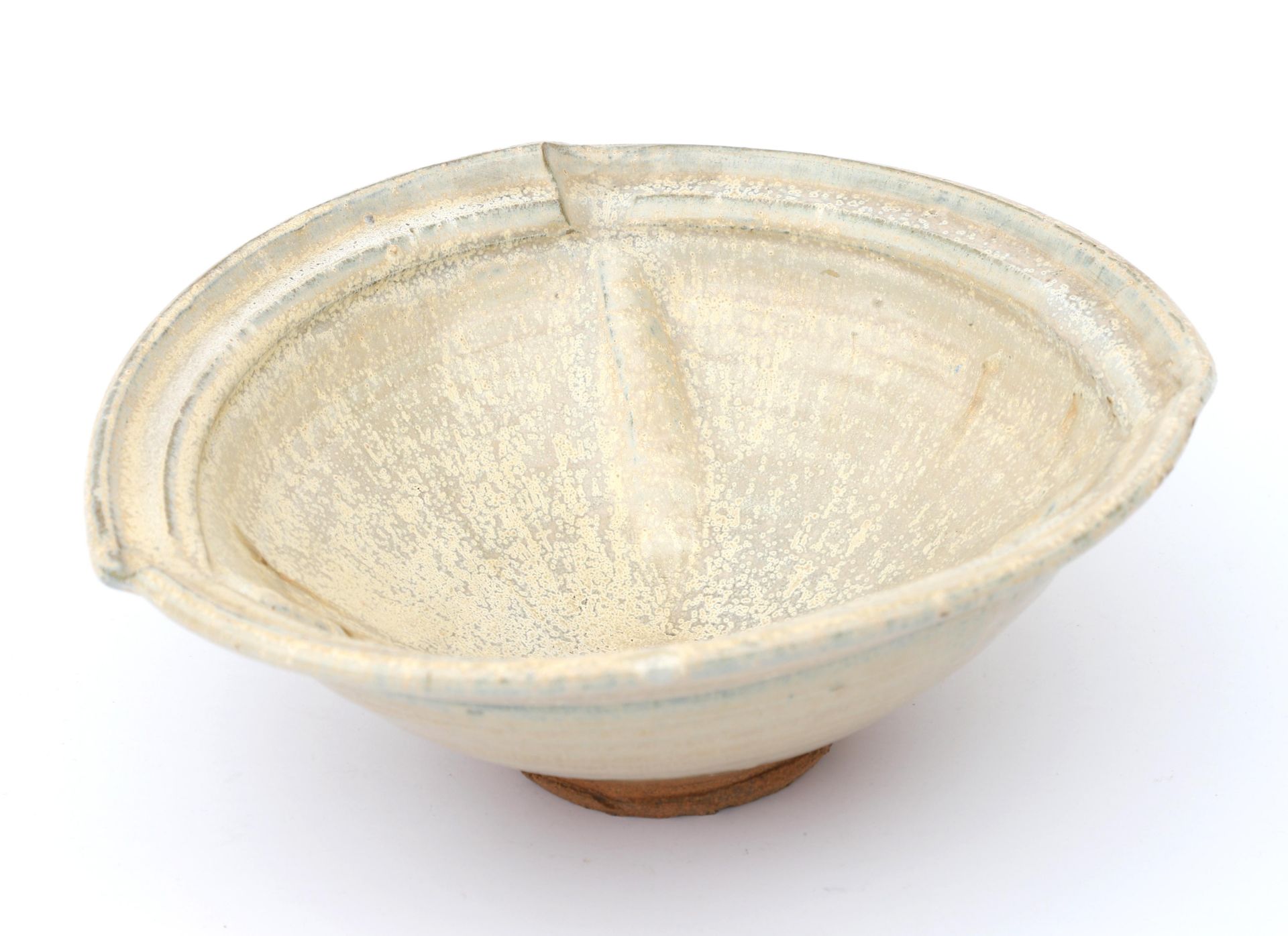 Michel Gardelle (1949) A stoneware bowl decorated with running glaze, the wall distorted, circa - Bild 4 aus 5