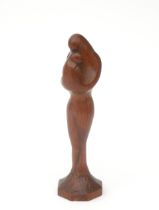 Francina Petronella Josephina (Nel) Bakema (1902-1992) (attributed) A carved oak sculpture of a