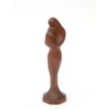 Francina Petronella Josephina (Nel) Bakema (1902-1992) (attributed) A carved oak sculpture of a