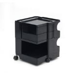 Joe Colombo (1930-1971) A black plastic"Boby" trolley, produced by Bieffeplast, Italy, with