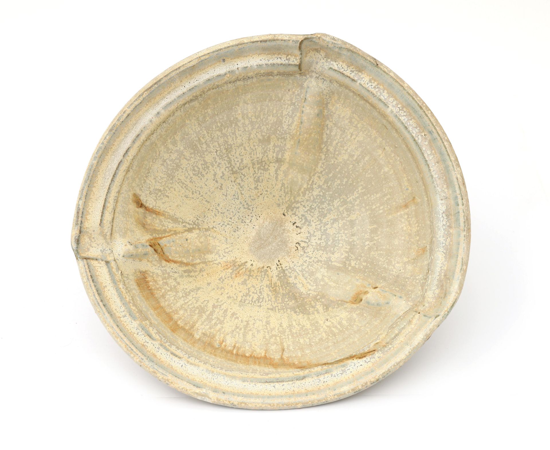 Michel Gardelle (1949) A stoneware bowl decorated with running glaze, the wall distorted, circa - Bild 2 aus 5