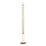 Ernesto Gismondi (1931) A white and black lacquered metal tubelight floorlamp, model 'Aton barra