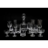 Floris Meydam (1919-2011) An extensive crystal 6-persons glass service, model Corinthe, produced