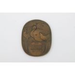 Christiaan Johannes van der Hoef (1875-1933) An oval bronze commemorative medal 'Eerste