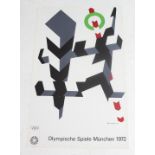 Allan D'Arcangelo (1930-1998) A poster "Olympische Spiele München 1972", marked: Printed in