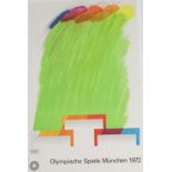 Richard Smith (1931-2016) A poster "Olympische Spiele München 1972", marked: Reproduktions-