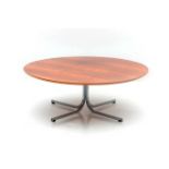 Pierre Paulin (1927-2009) A circular coffee table, rosewood veneered plywood top on metal frame,