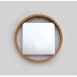 Benno Premsela (1920-1997) A square mirror in circular beech plywood frame, model DZ84, designed