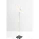 Mario Bellini (1935) An Area 160 floorlamp, white and grey lacquered metal, with adjustable square
