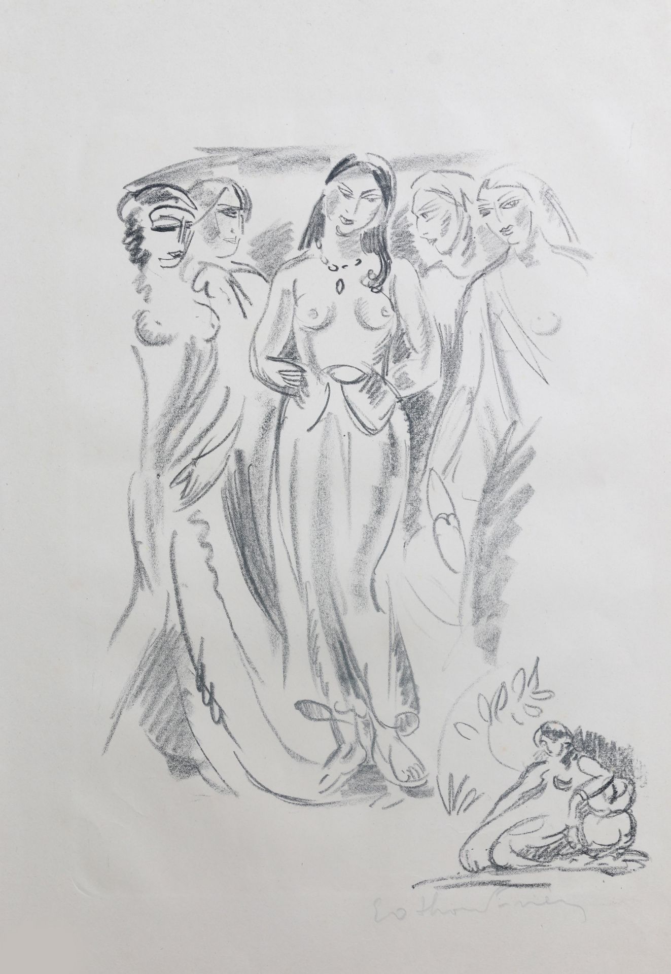 Emile Othon Friesz (1879-1949) 'La Salamite' and 'La femme à la jarre'. Edition Edmond Frapier, - Bild 4 aus 5