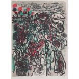 Corneille (1922-2010) Le désert fleuri. Signed and dated '63 in pencil lower right. r.o. Edition