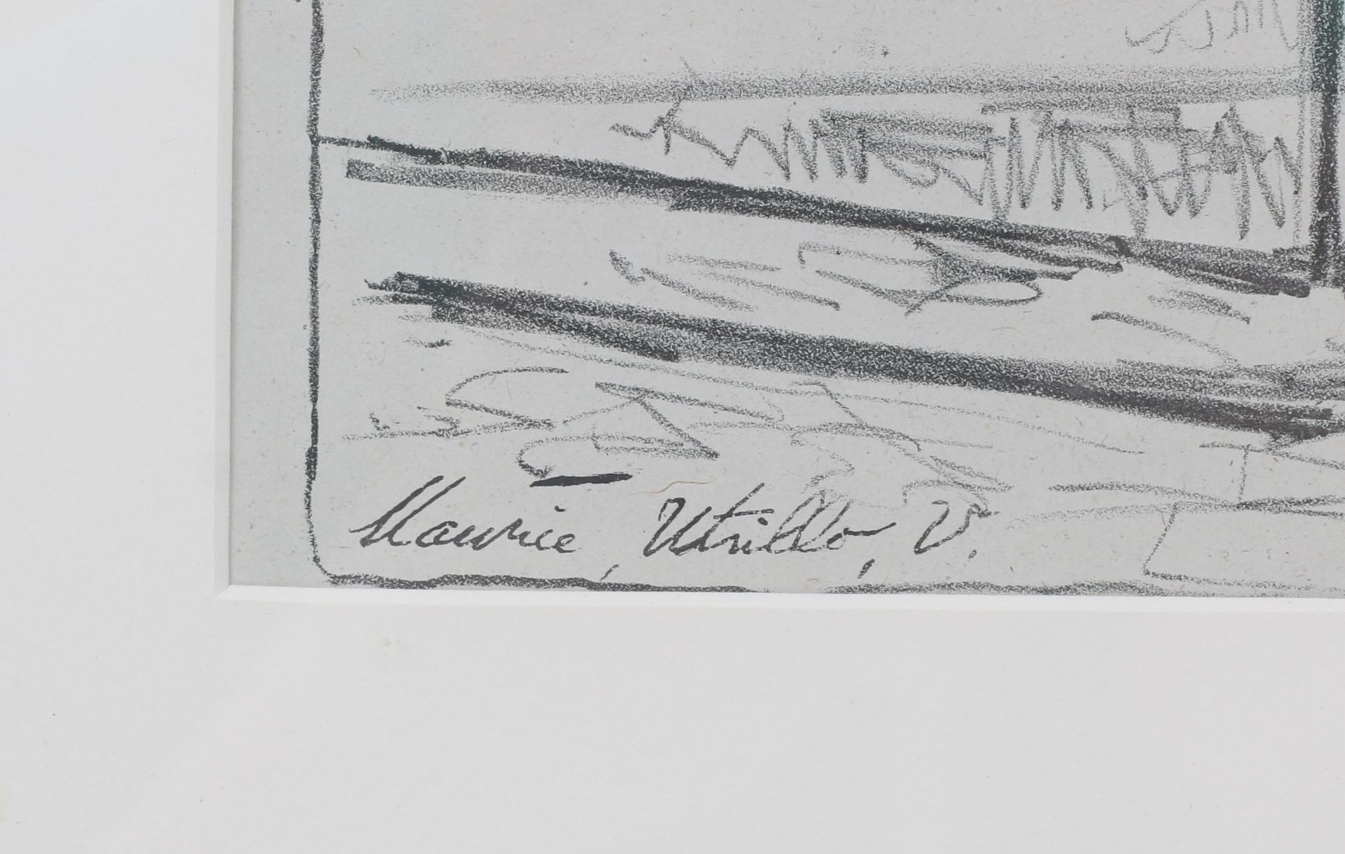 Maurice Utrillo (1883-1955) 'La Rue d'Orchampt' (Montmartre, Paris). Signed in the plate lower left. - Bild 3 aus 4