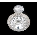 A silver tastevin, from Chateau du Clos de Vougeot. French approved. Weight: 64.8 g. D. 7,5 cm.