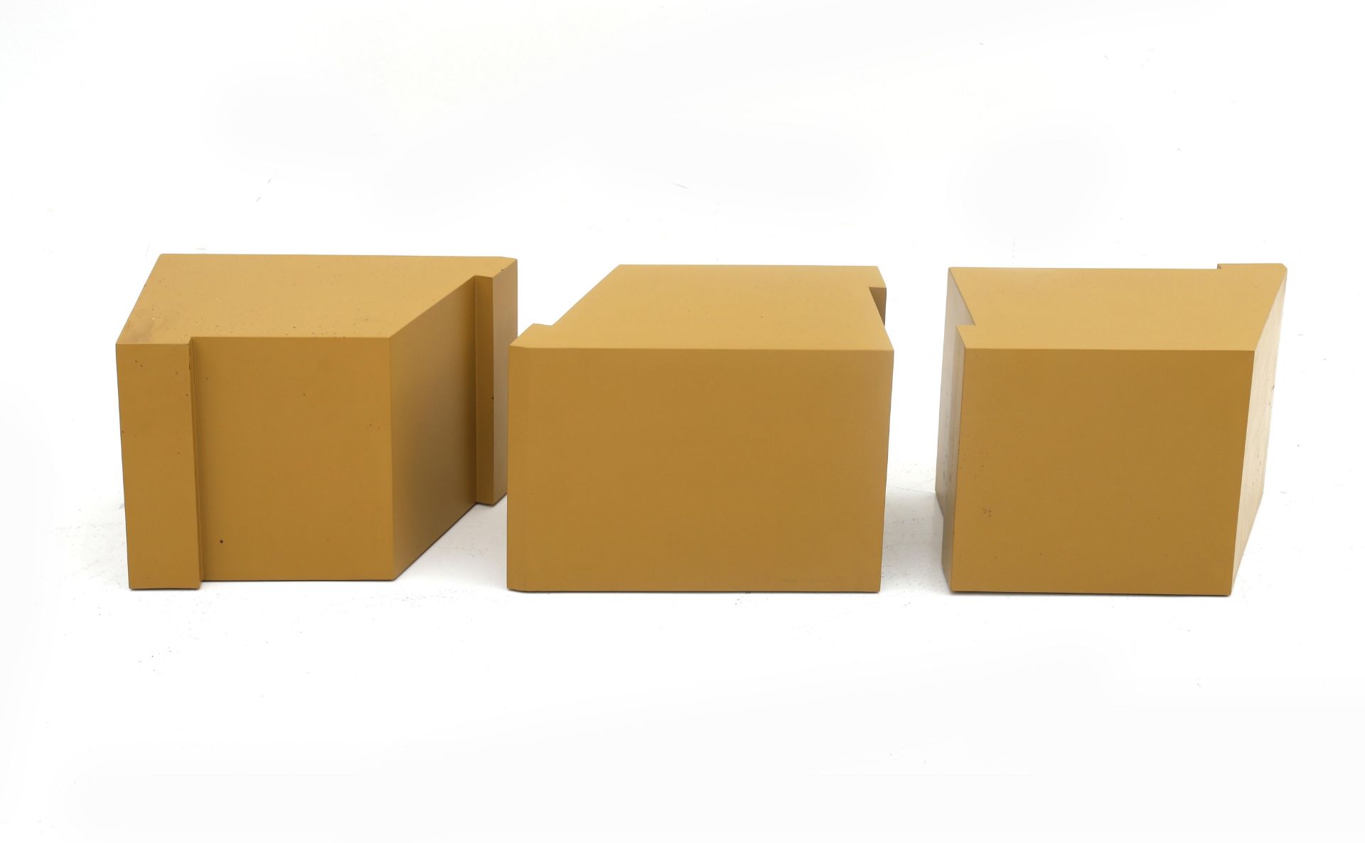 Adine Engelman (1937 – 2015) Three abstract compositions in three crates, written signature on crate - Bild 3 aus 4