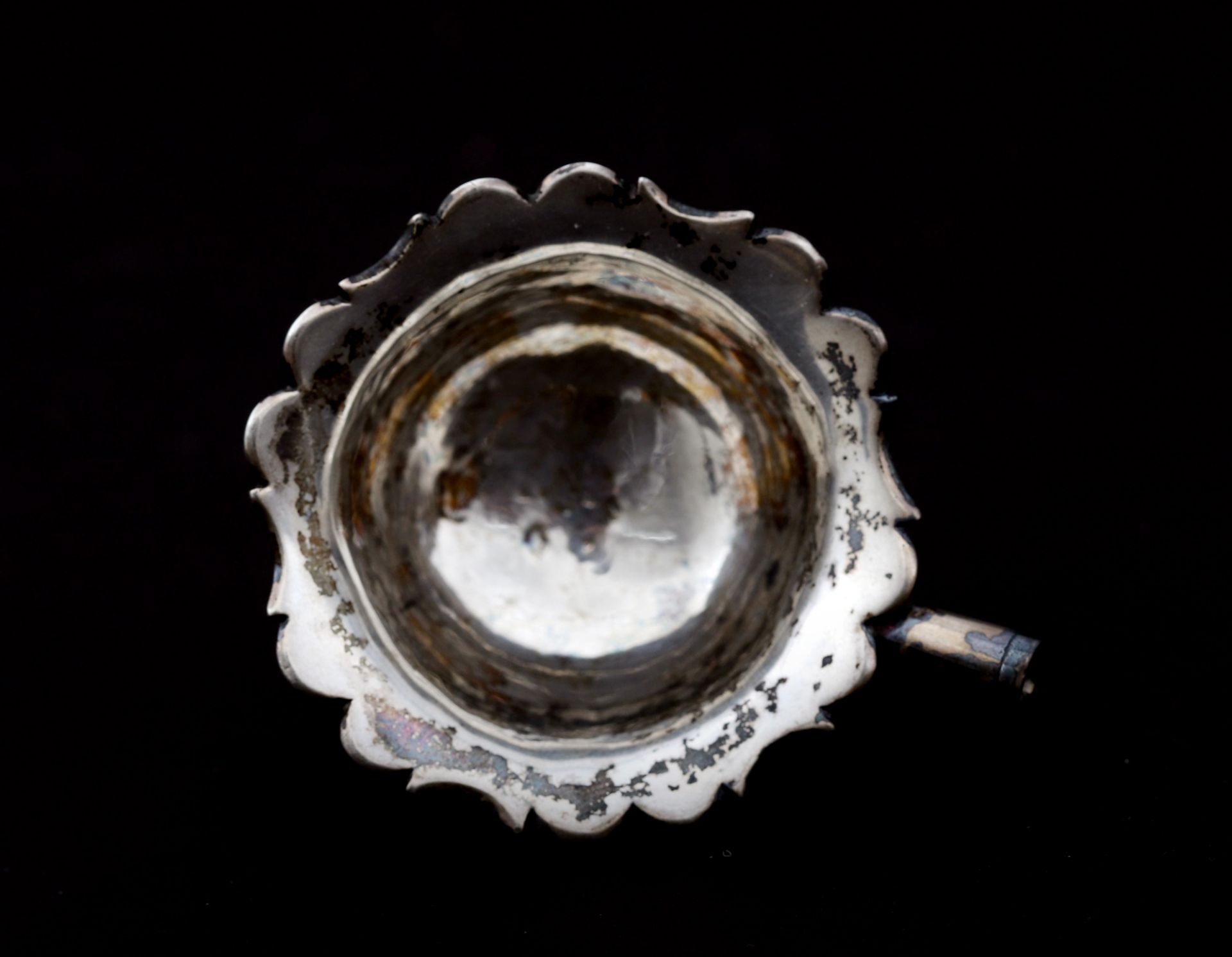 Miniature brazier, Amsterdam 1781. Master Abraham Vilelle. H. 2,3 cm. - Bild 3 aus 4