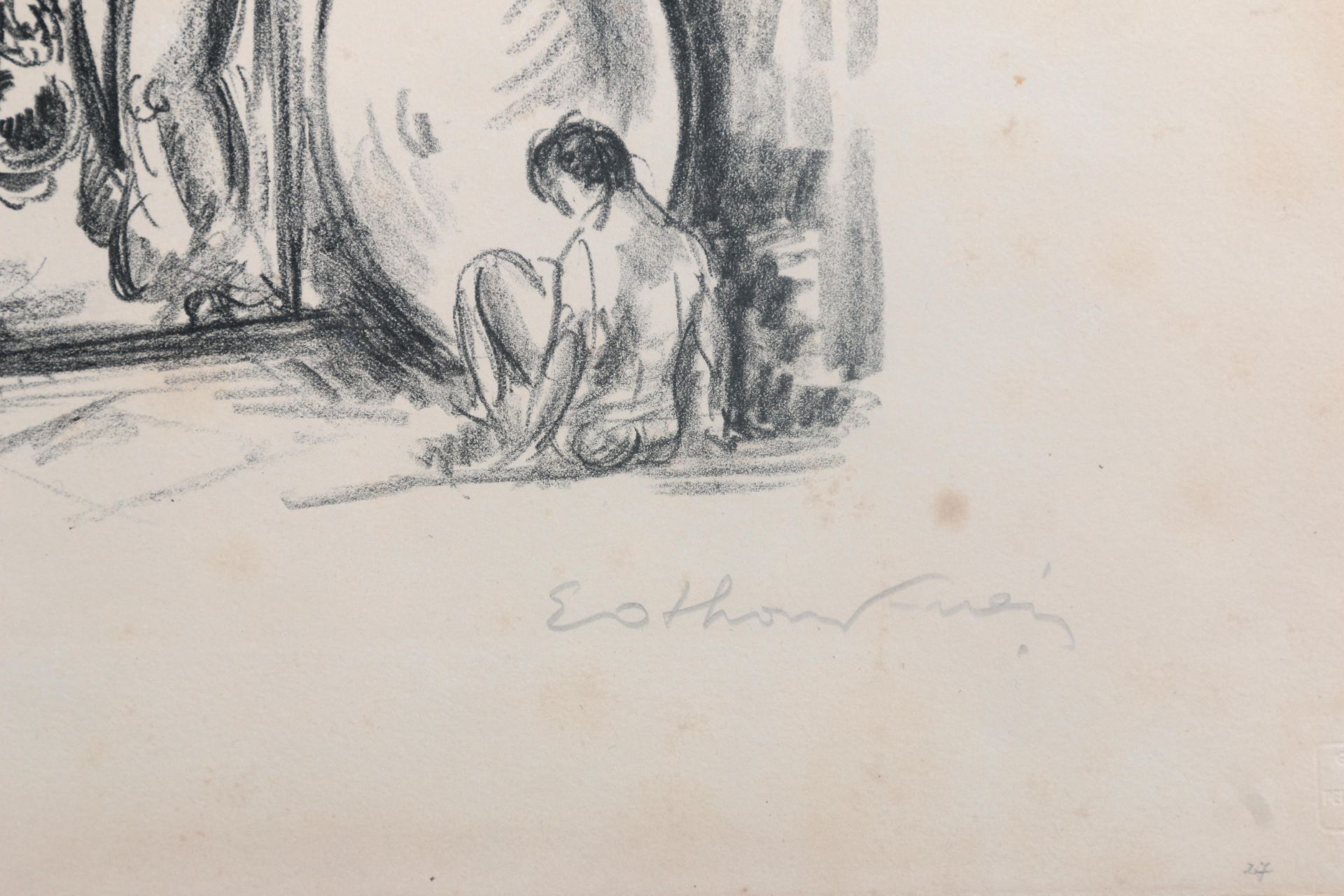 Emile Othon Friesz (1879-1949) 'La Salamite' and 'La femme à la jarre'. Edition Edmond Frapier, - Bild 5 aus 5