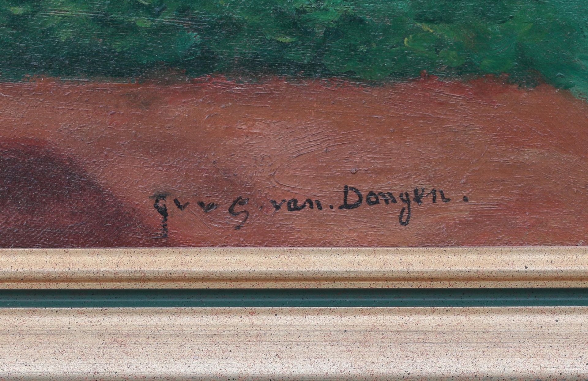 Guus van Dongen (1878-1946) 'Valmondois'. Signed lower middle. Olieverf op doek 63,5 x 79,5 cm. - Bild 3 aus 4