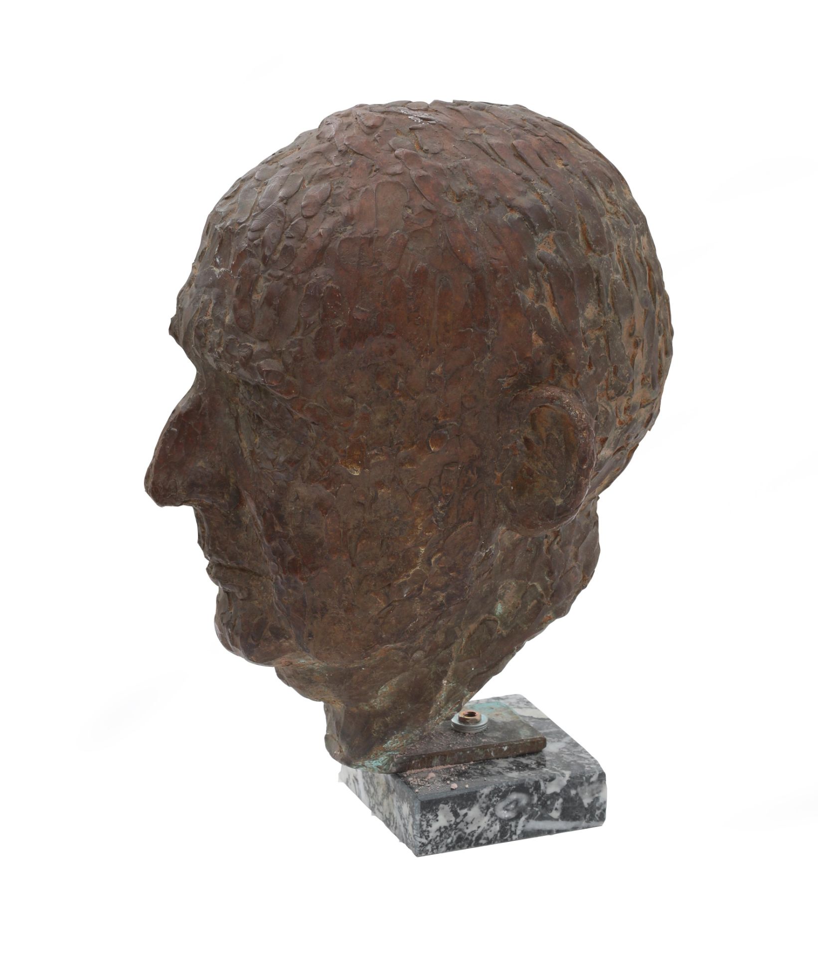 Han Rehm (1908-1970) On a square black marble base, signed and dated 1969. H. 35 cm. - Bild 2 aus 5