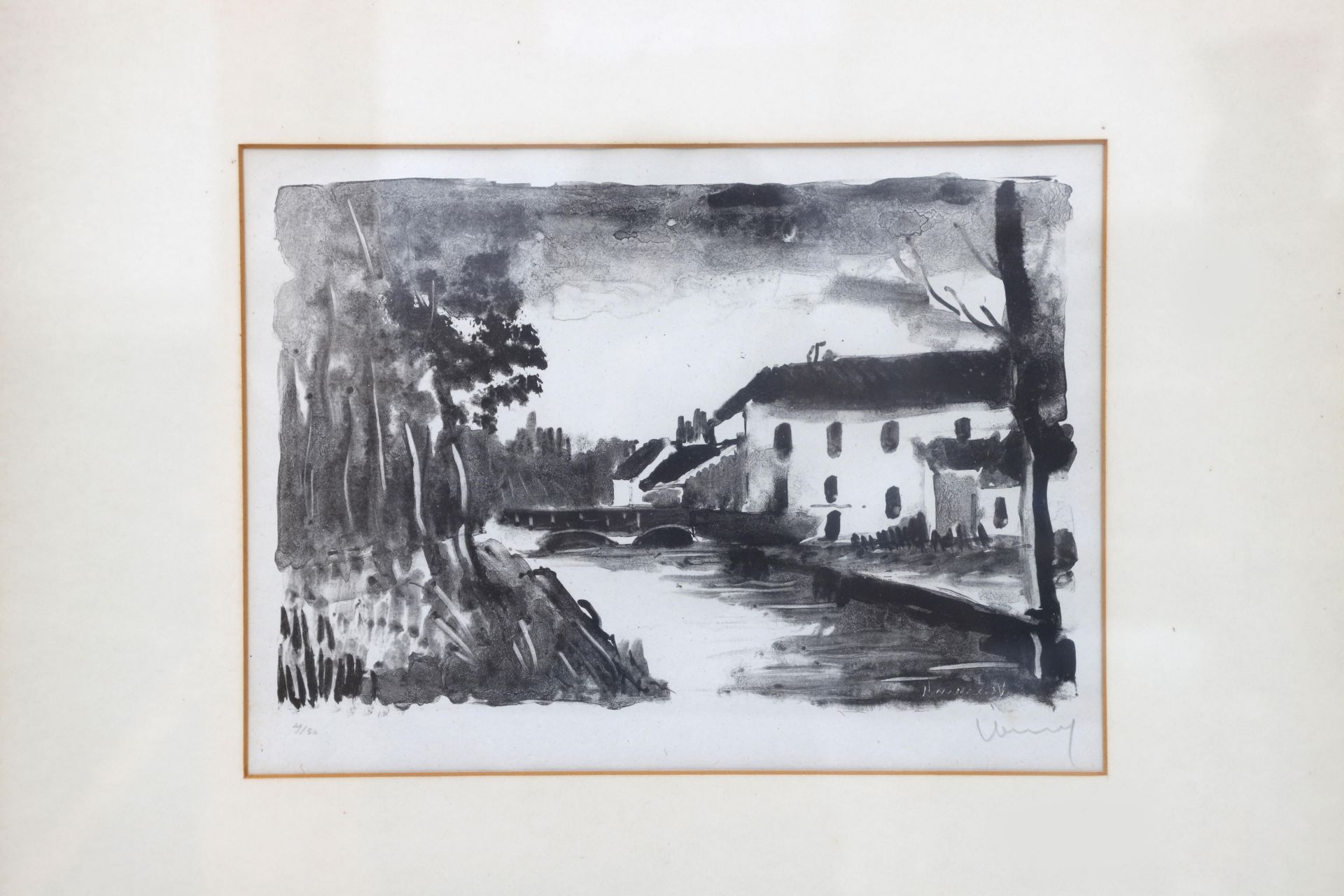 Maurice de Vlaminck (1876-1958) 'Le Moulin de la Naze'. Signed lower right and numbered 49/50 - Bild 3 aus 4