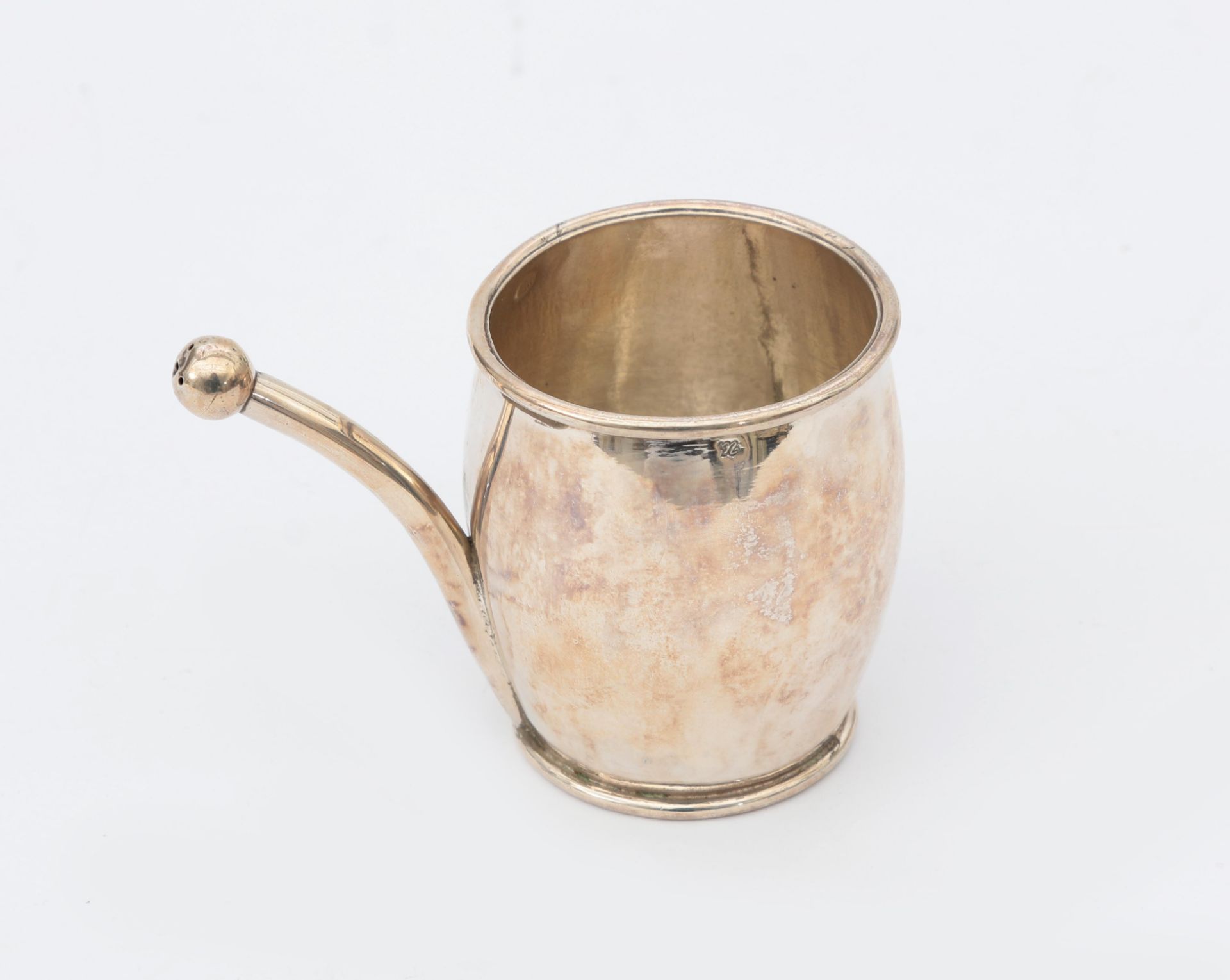 A Dutch 835 silver beaker with nozzle, 1829.