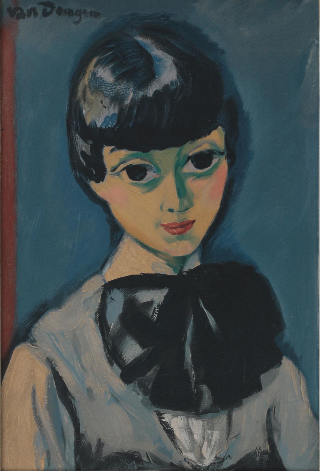 Kees van Dongen (1877-1968) Claudine (1950). From the portfolio Estampes by Robert Rey. Published by