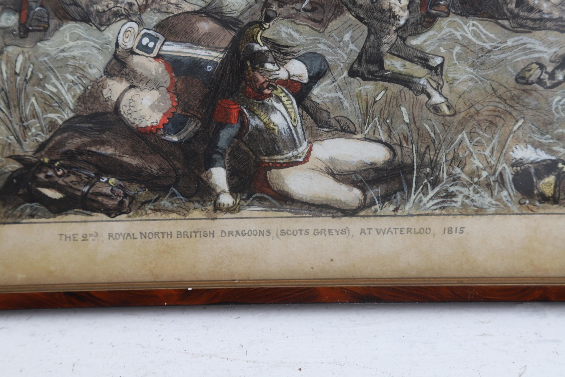 Richard Simkin (1850–1926) Richard Simkin (1850-1926), Battle of Waterloo, signed lower left. - Bild 3 aus 4