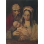 Han van Meegeren (1889-1947) The Holy Family. Signed lower right. Olieverf op doek 70 x 50 cm.