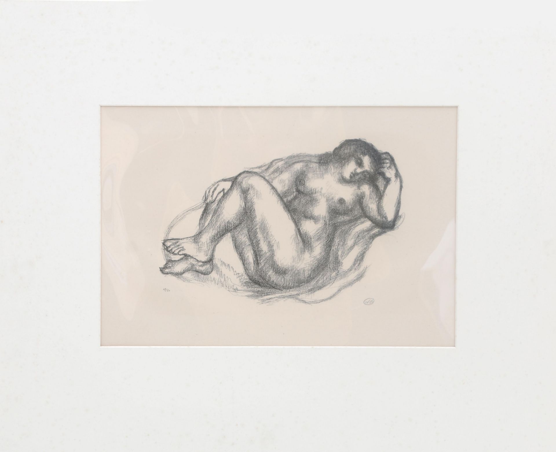 Aristide Maillol (1861-1944) 'Epanouissement'. Signed with a monogram lower right and numbered 19/50