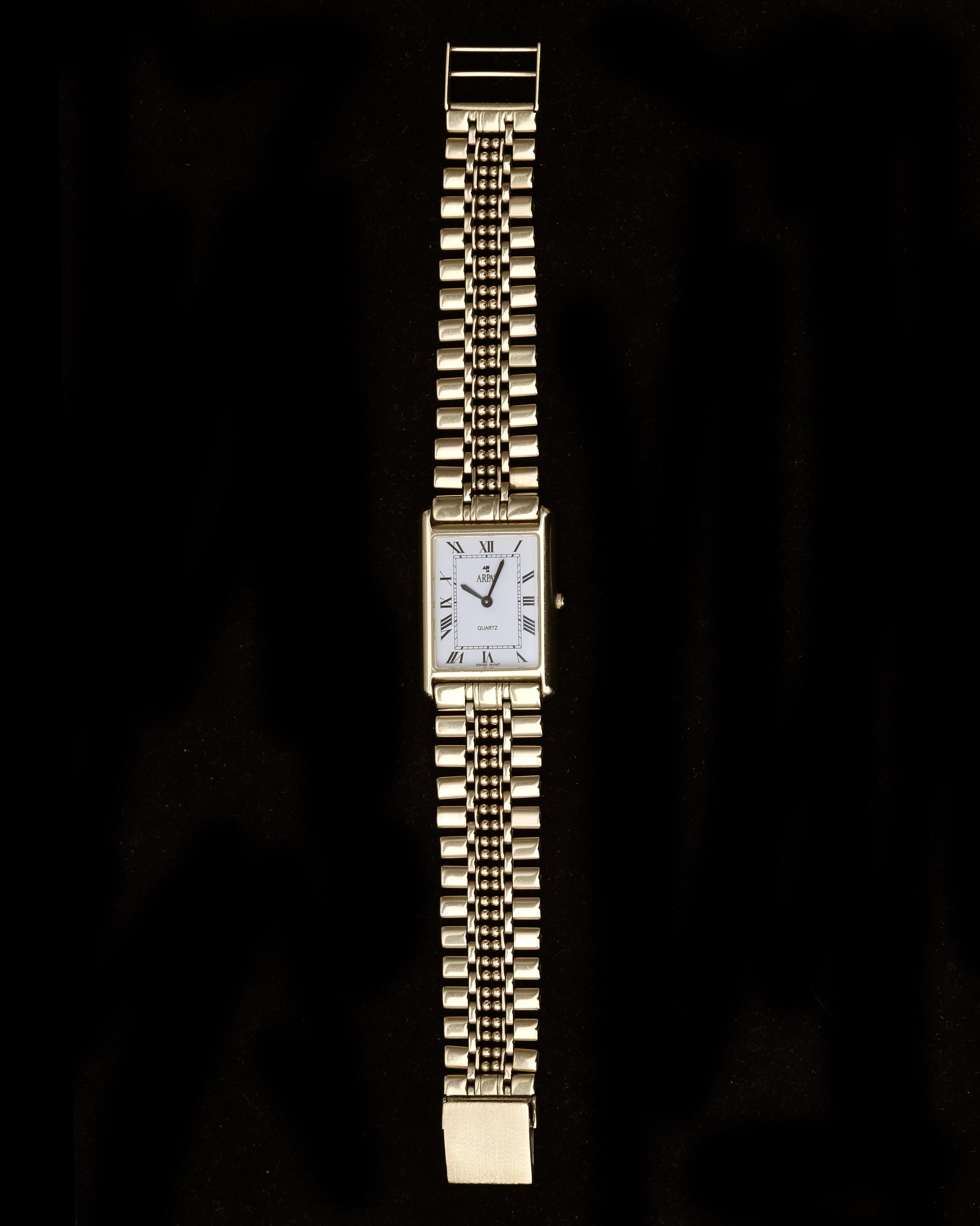 A 14 karat gold Arpas women's wristwatch, - Image 5 of 7