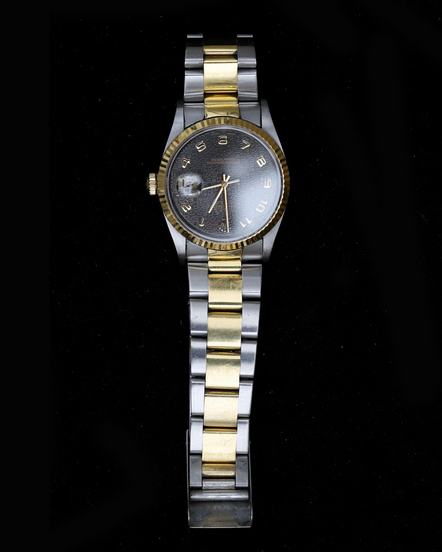 A bi-color unisex Rolex Datejust Oyster Perpetual wristwatch - Image 2 of 9