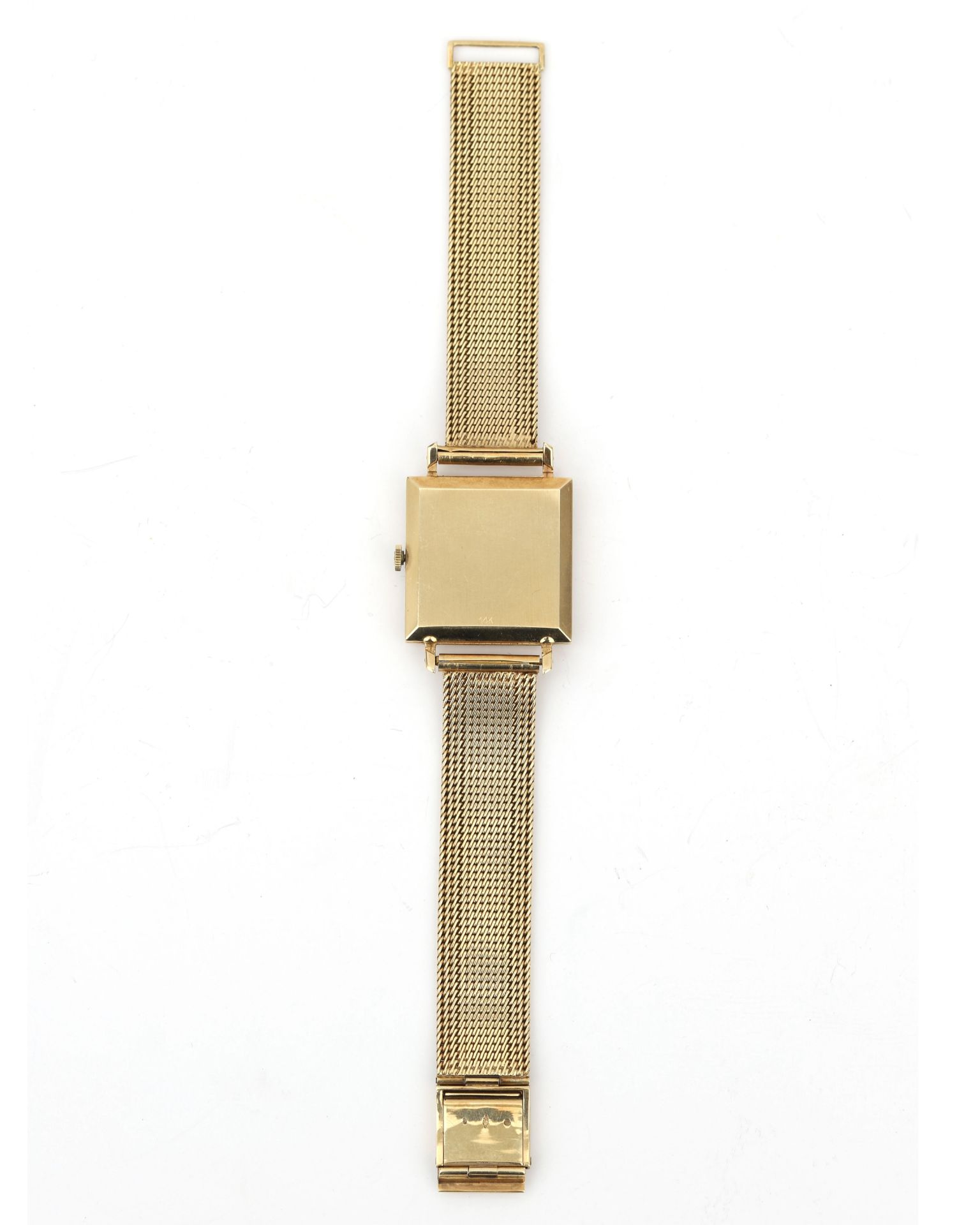 A 14 karat gold Girard Perregaux gentleman's wristwatch  - Bild 6 aus 8