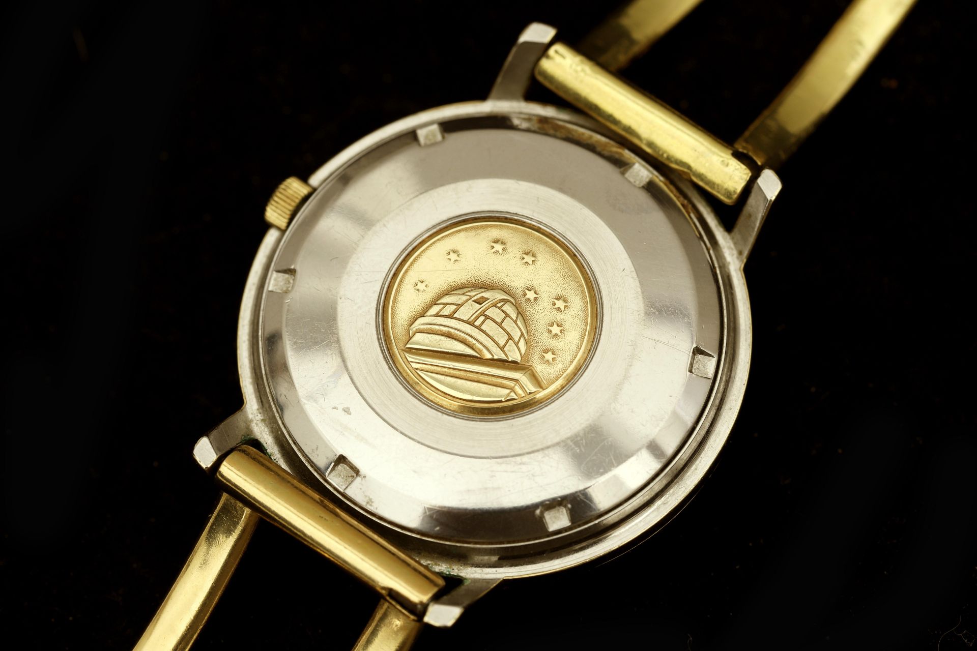 A bi-color Omega Constellation wristwatch with 18 karat gold strap  - Bild 3 aus 9