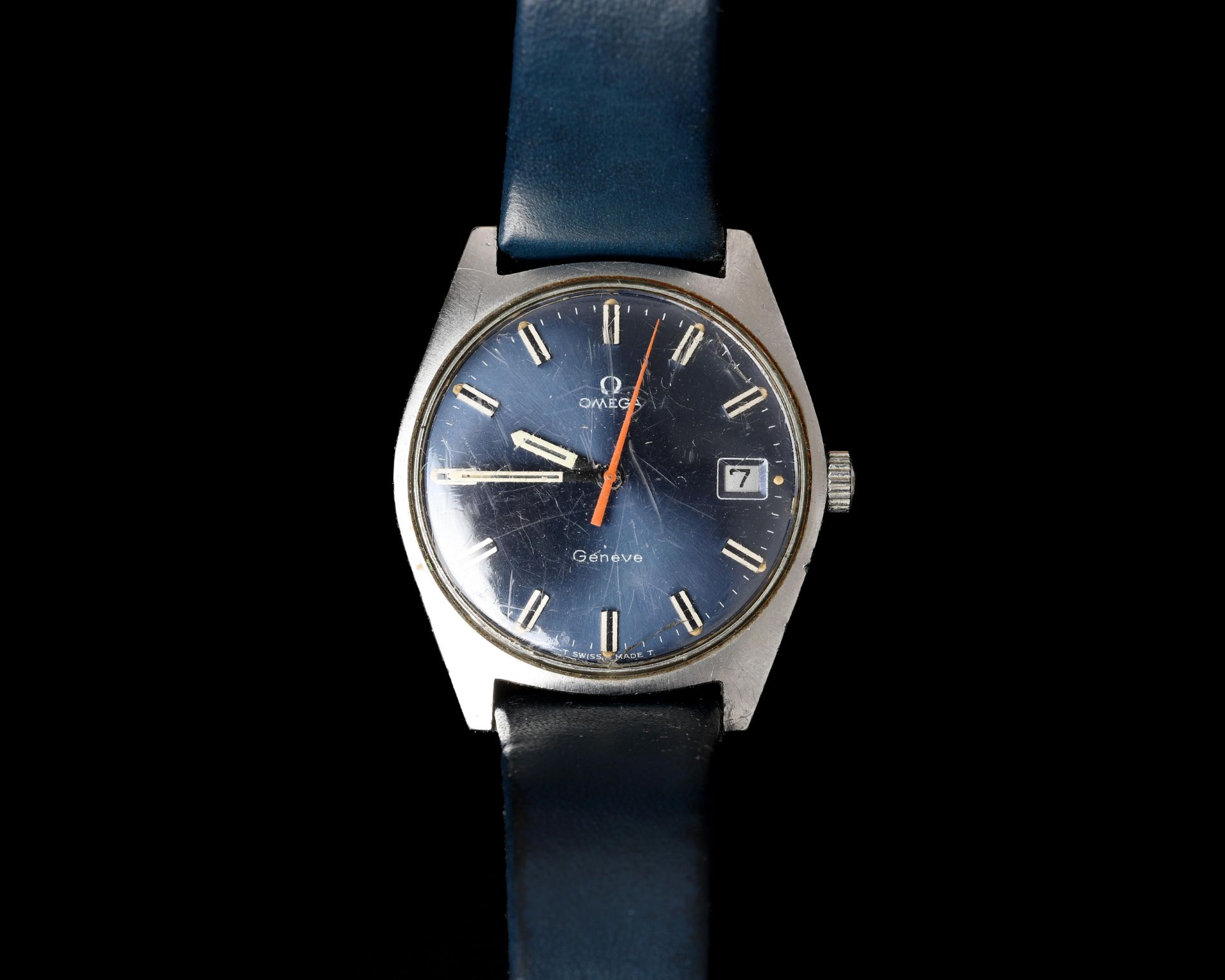 A steel Omega gentleman's wristwatch from 1969 