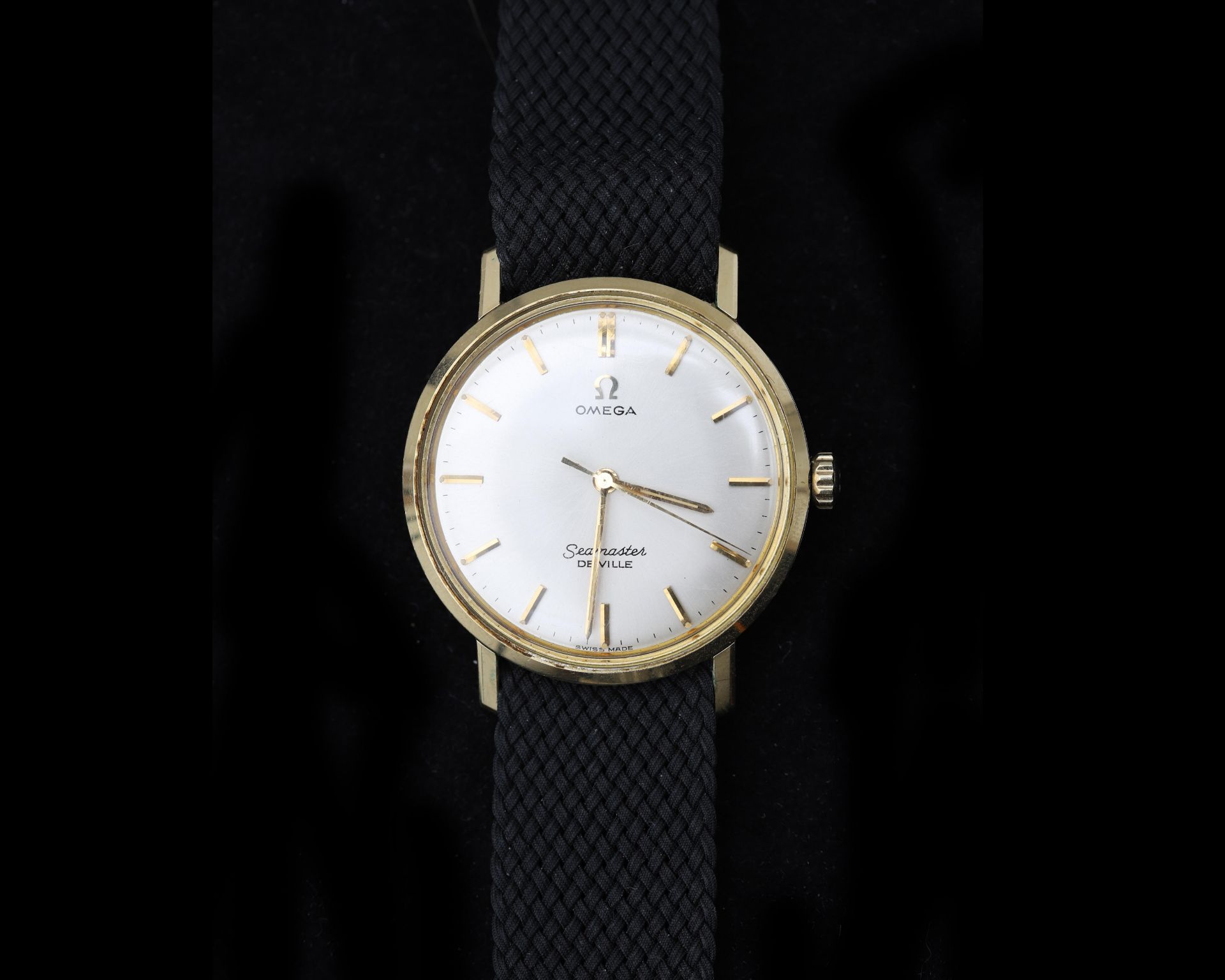 A 14 karat gold and steel Omega Seamaster DeVille Gentleman's wristwatch 