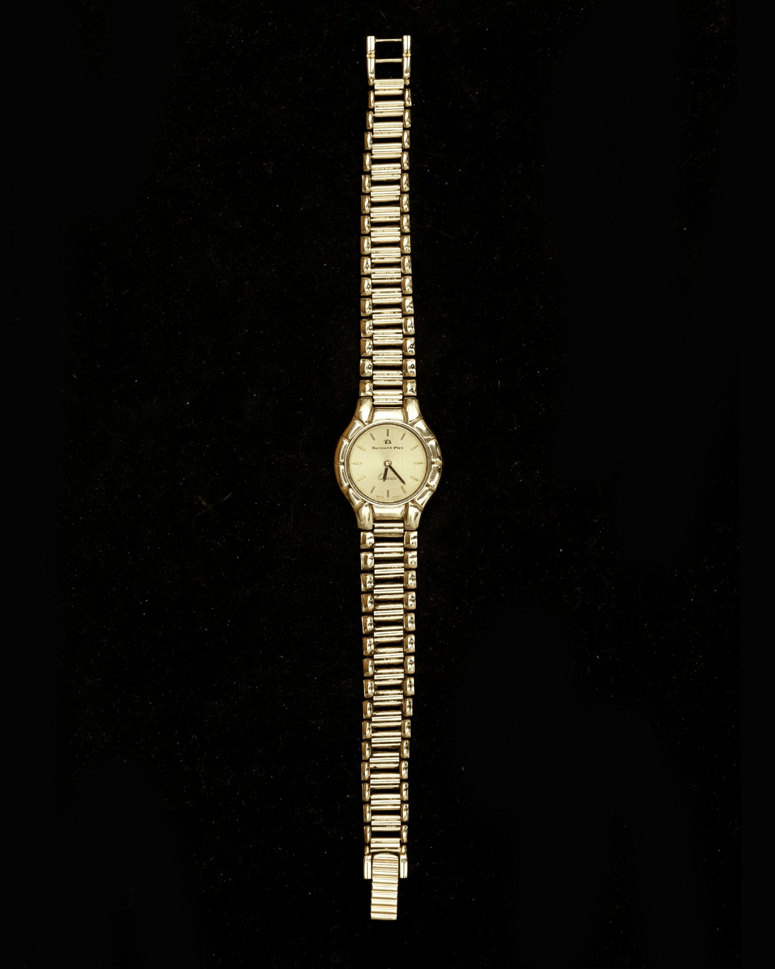 A 14 krt. gold Bernard Piot women's  wristwatch - Bild 4 aus 7