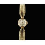 A 14 krt. gold Lotos women's wristwatch ca. 1960.