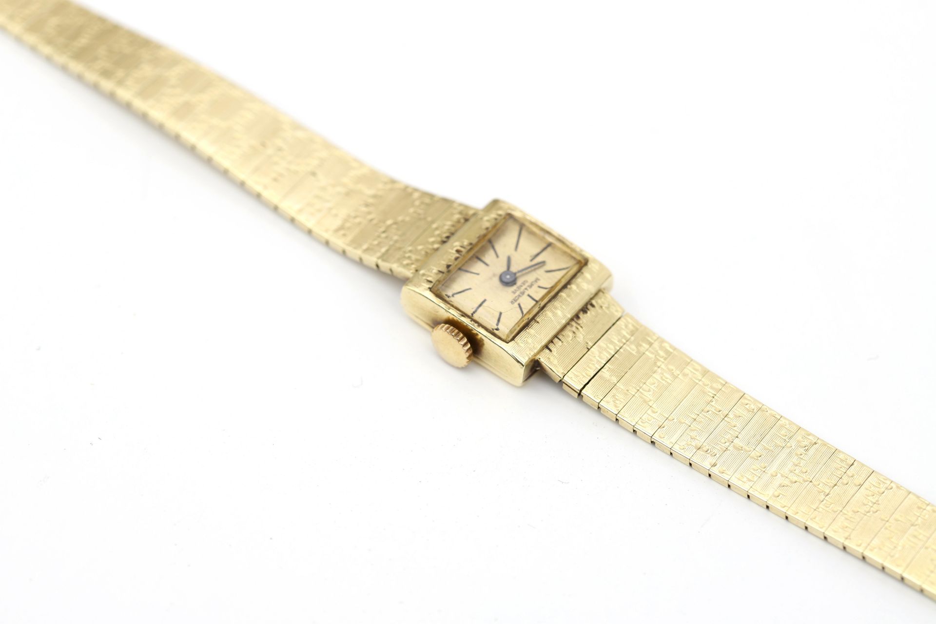 A 14 karat gold Baume & Mercier women's wristwatch  - Bild 4 aus 7