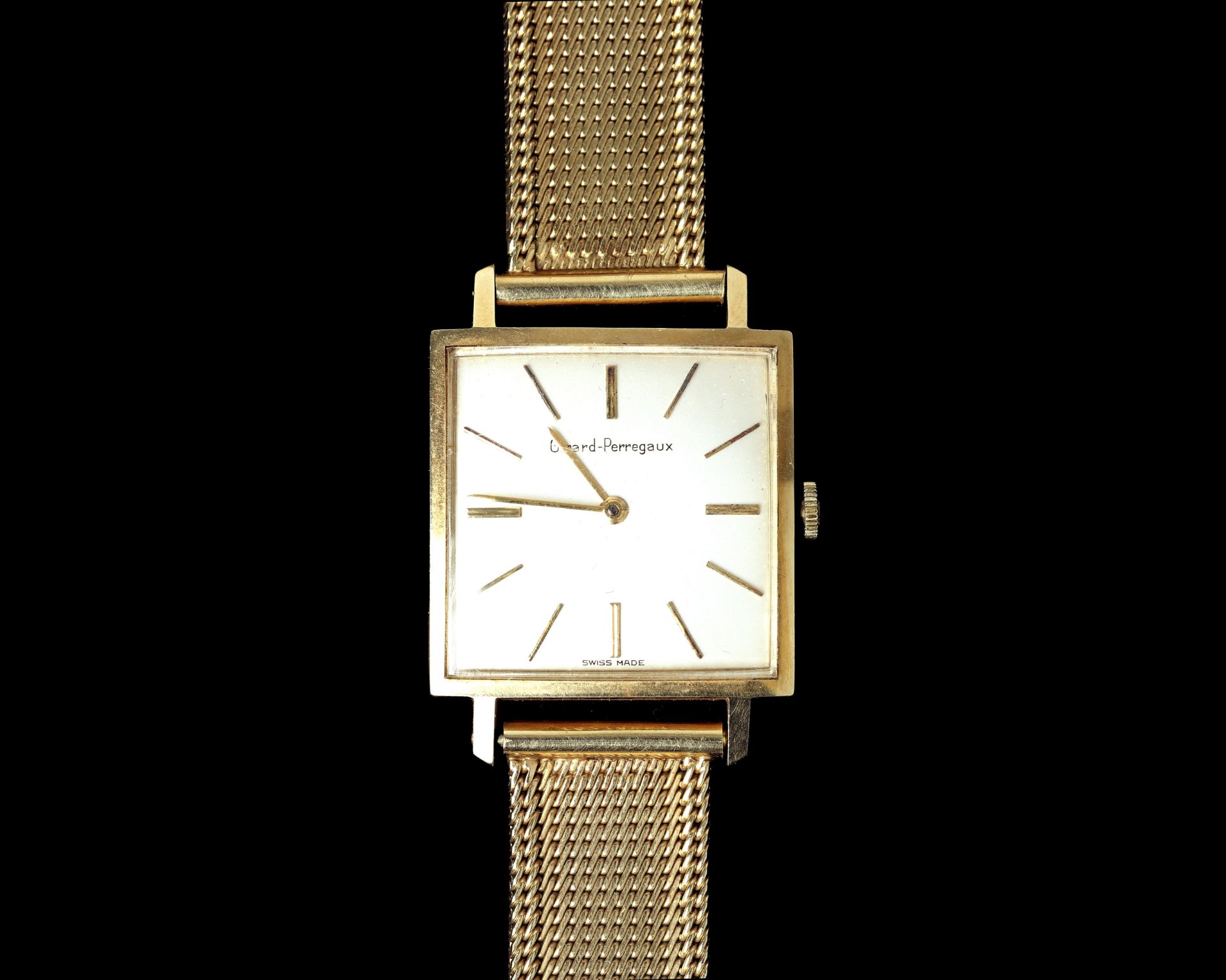 A 14 karat gold Girard Perregaux gentleman's wristwatch 