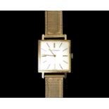 A 14 karat gold Girard Perregaux gentleman's wristwatch