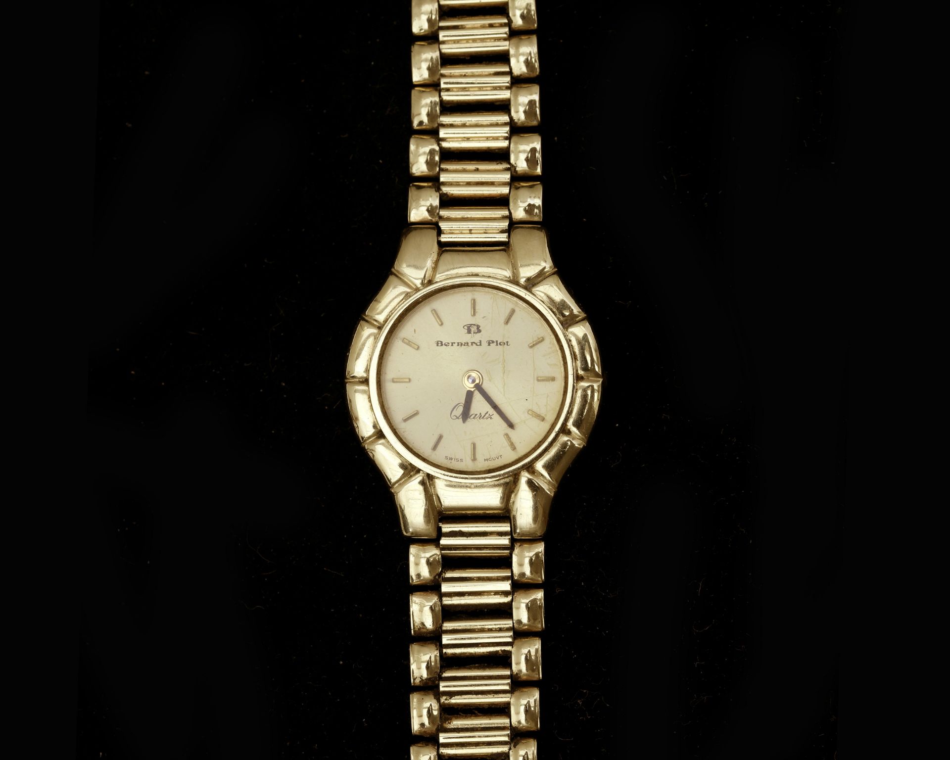 A 14 krt. gold Bernard Piot women's  wristwatch